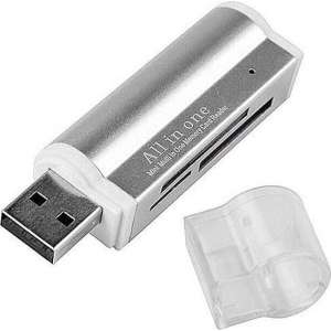 USB 2.0 Multi Geheugenkaartlezer MS/TF/M2/SD Kaartlezer - Kaart Reader - PC & Mac
