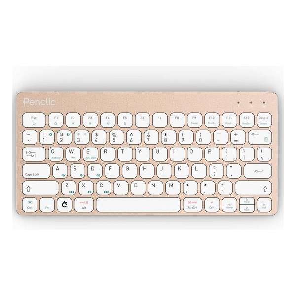 Penclic KB3 compact keyboard wired/bluetooth - Goud