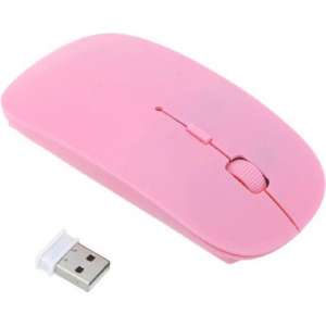 Grote Roze Draadloze Muis - 2.4 Ghz - USB - Voor PC, Laptop en Mac