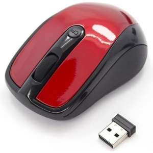 Wireless Optical Mouse - 5GHz - Rood