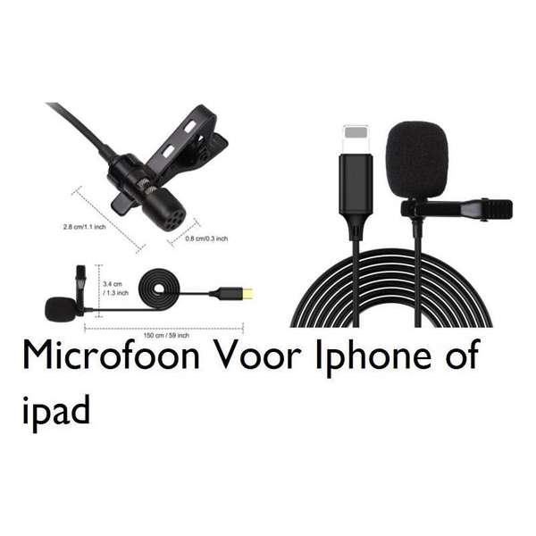 microfoon voor ipad of iphone