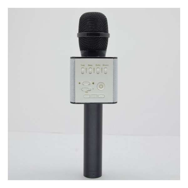 Draadloze Karaoke Microfoon Voor Mobiele Telefoon - Zwart