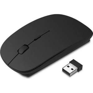 Grote Zwarte Draadloze Muis - 2.4 Ghz - USB - Voor PC, Laptop en Mac