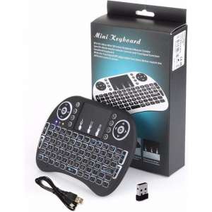 Toetsenbord draadloos QWERTY met li-ion accu en verlichting