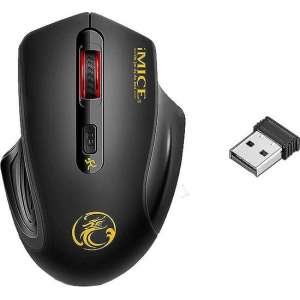 iMICE - Draadloze Muis - Gaming Muis - Muis - Wireless Computer Mouse - USB Receiver - Ergonomische - Silent Mouse - 2000DPI