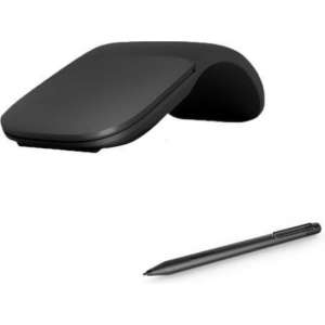 DrPhone PRO N0 -  Surface Set - 2 in 1 - Muis + Actieve Stylus Pen met 4096 Drukpunten - Zwart