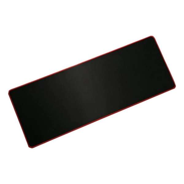 DrPhone Z.R.X - Gaming Muismat – Anti-Slip - Comfortabel - 30cm x 60cm – Zwart met Rood