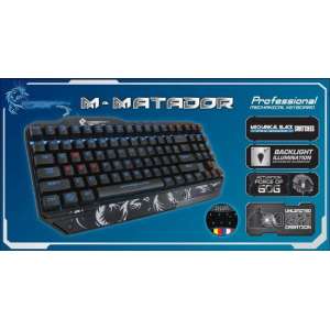 Dragon War M-Matador toetsenbord QWERTY Engels Zwart