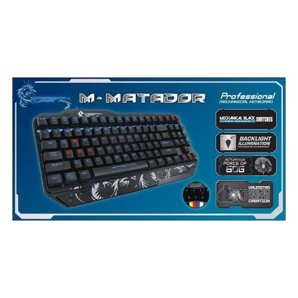 Dragon War M-Matador toetsenbord QWERTY Engels Zwart