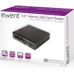 Eminent 3.5'' Internal Cardreader geheugenkaartlezer USB 2.0