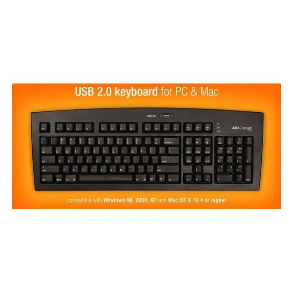 Matias USB 2.0 Keyboard (Black - PC/Mac - UK Layout)