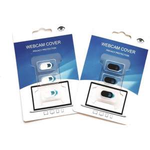 Universeel set van 6 Webcam cover Wit, Anti-Spy, alle Laptops en Tablet