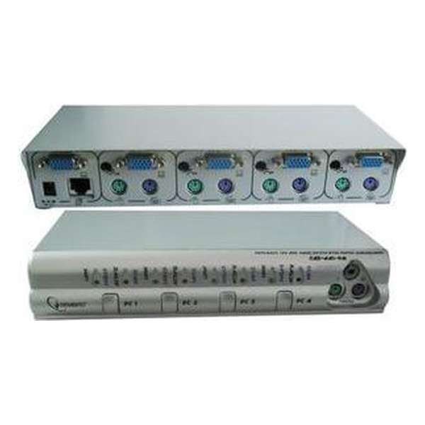 CAS-441-PM Automatische CPU en audio switch met PC's power management