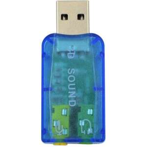 KELERINO. Externe USB Geluidskaart Adapter - Virtuele 5.1 en 3D geluid