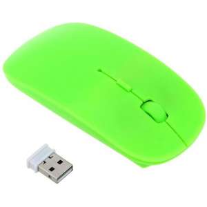Grote Groene Draadloze Muis - 2.4 Ghz - USB - Voor PC, Laptop en Mac