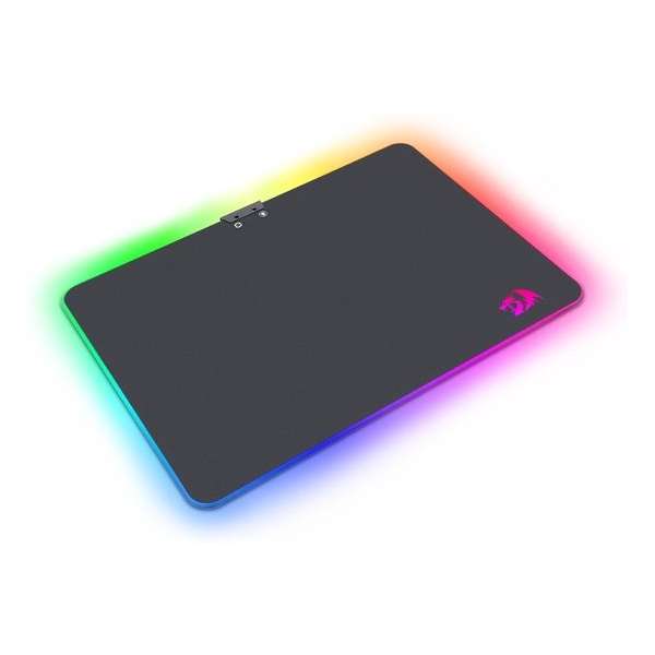 Red Dragon Muismat Gaming - LED Rainbow Verlichting - Zwart