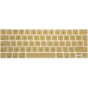 Toetsenbord Cover voor New Macbook PRO 13/15 inch (Touch Bar) 2016/2017/2018/2019 A1706 A1708 A1989 - Siliconen - Goud
