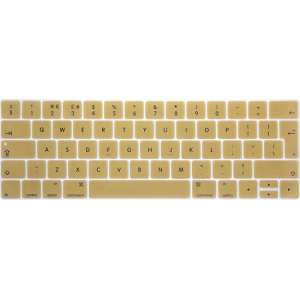 Toetsenbord Cover voor New Macbook PRO 13/15 inch (Touch Bar) 2016/2017/2018/2019 A1706 A1708 A1989 - Siliconen - Goud