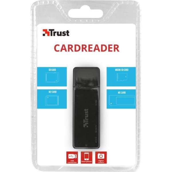 Trust cardreader - usb 2.0 - windows 7-8-10 - MAC OS X of hoger