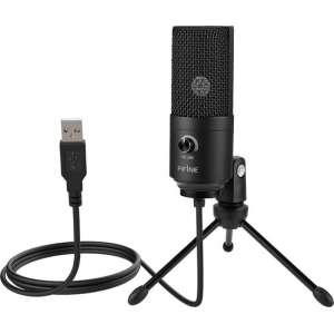 Grandecom® Fifine Pro Studiomicrofoon - Tripod - Podcasts - Livestreams - USB
