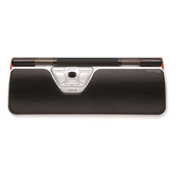 Contour Design RollerMouse Red plus muis USB Type-A Laser 2400 DPI Ambidextrous