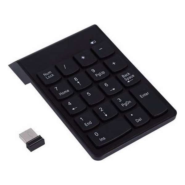 Keypad toetsenbord draadloos 2.4Ghz 18 toetsen met Mini USB ontvanger / HaverCo