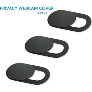 Premium Universeel Webcam Cover (3 STUKS) - Ultra Dun - Privacy Webcamcover - Protector - Spy schuifje