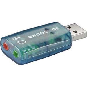 Goobay USB - Soundcard 2.0 OHL 2.0kanalen USB