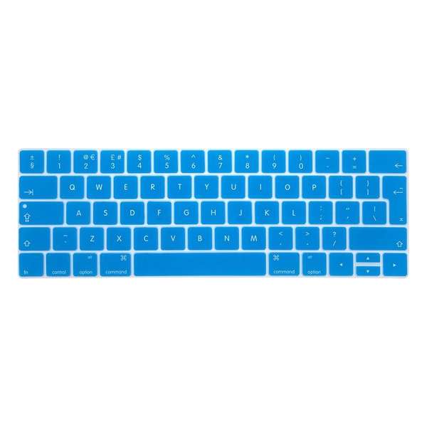 Toetsenbord Cover voor New Macbook met Touch Bar 13/15 inch 2016/2017 - Siliconen - Licht Blauw