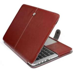 Leather Slim Sleeve MacBook 12 inch Bruin