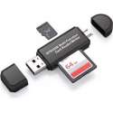 Doodadeals 2 in 1 Multifunction SD / TF OTG Card Reader for USB / Micro USB Devices