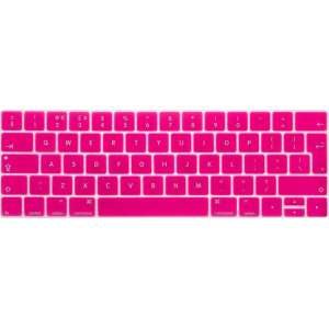 Toetsenbord Cover voor New Macbook PRO 13/15 inch (Touch Bar) 2016/2017/2018/2019 A1706 A1708 A1989 - Siliconen - Neon Pink
