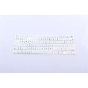 Xssive Toetsenbord cover voor MacBook 12 inch Retina - siliconen -  wit - NL indeling