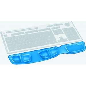 Fellowes Muismat polssteun toetsenbord - Health-V Crystal gel blauw