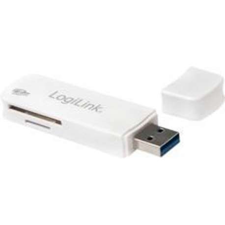 LogiLink CR0034A geheugenkaartlezer USB 3.0 Wit