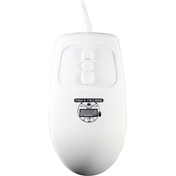 Mighty Mouse 5 desinfecteerbare USB muis wit