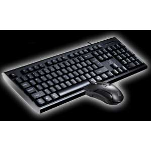 ZGB Q9 1600 DPI Professional Bedraad raster Texture Gaming Office-toetsenbord + optische muiskit (zwart)
