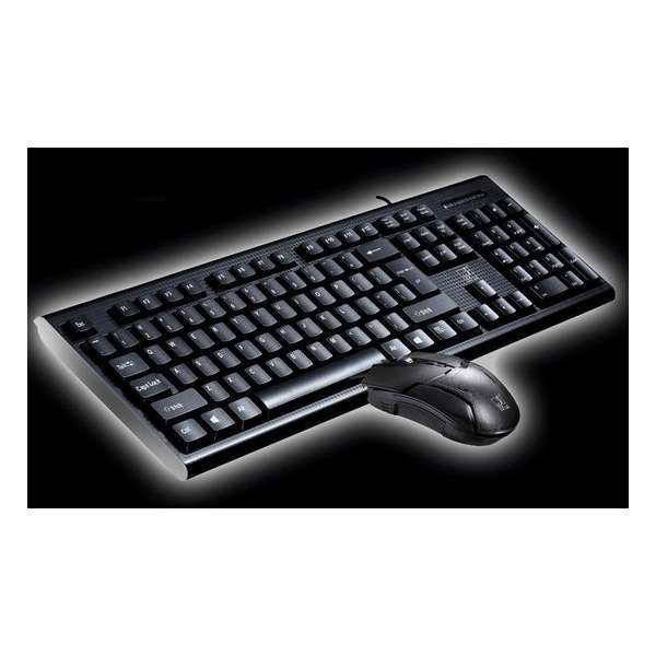 ZGB Q9 1600 DPI Professional Bedraad raster Texture Gaming Office-toetsenbord + optische muiskit (zwart)