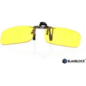 BlauBlock bril Clipon - Maat L - Computerbril - Beeldschermbril die blauw licht blokkeert