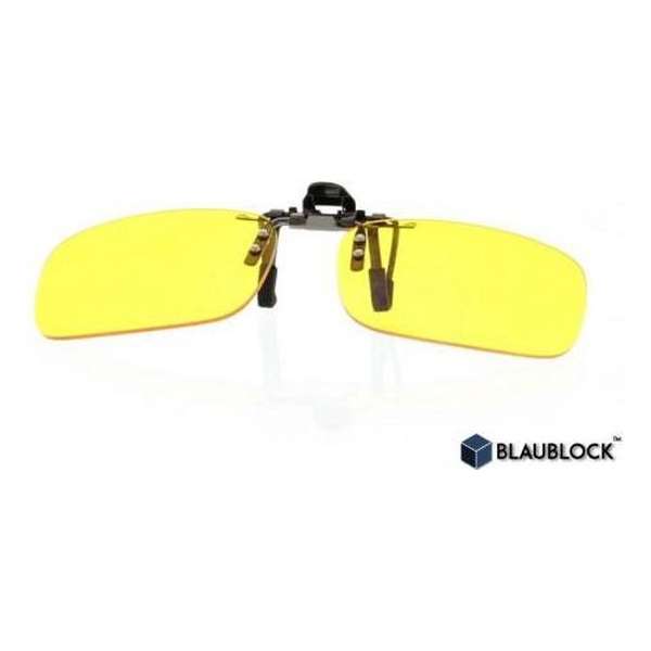 BlauBlock Clipon - Maat S - Computerbril - Beeldschermbril die blauw licht blokkeert