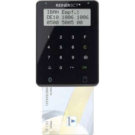 Reiner SCT tanJack Bluetooth smart card reader Binnen/buiten Zwart