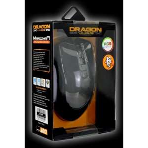 Dragon War G20 Optische Ergonomische Gaming Muis - 7000DPi - RGB Verlichting - Zwart