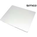 SIMICO Aluminium mousepad muismat 25x20cm Silver