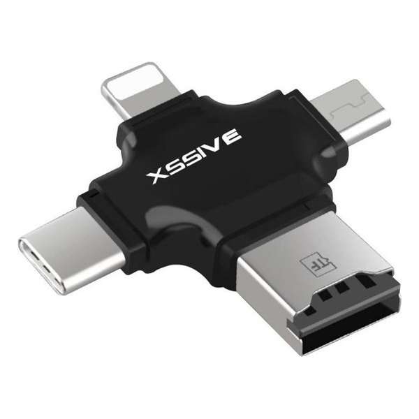 Xssive 4-in-1 kaartlezer On-The-Go