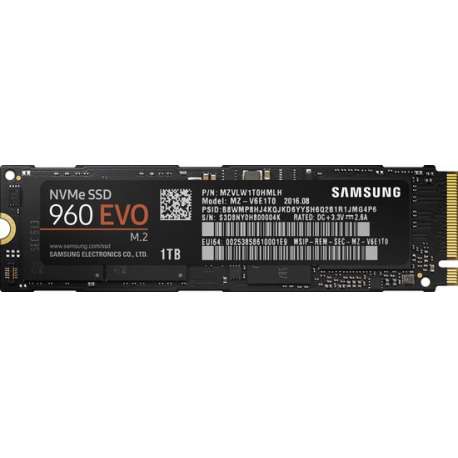 Samsung 960 EVO - Interne SSD - 1 TB