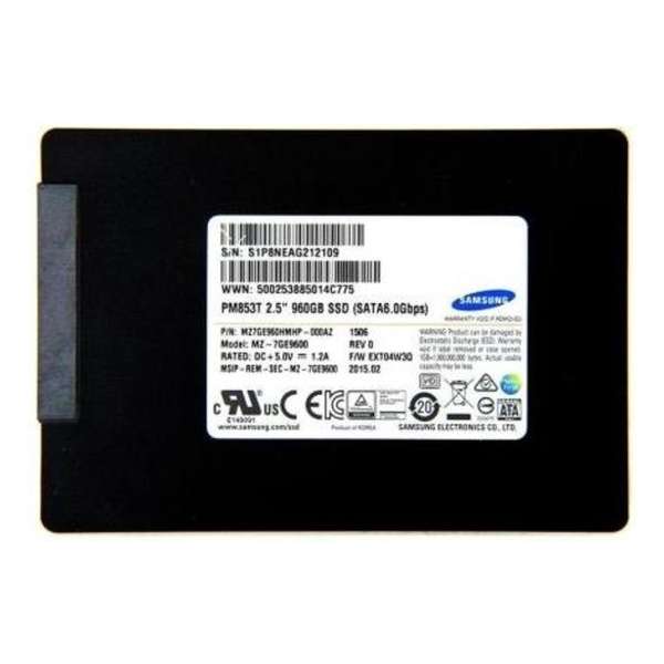 Samsung Hard drive SPS-DRV SSD 960Gb 6G 3.5 Sata Scc Plp