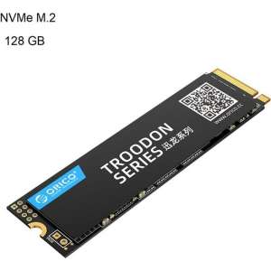 M.2 NVMe interne SSD 2280 - 128GB - Troodon serie - 3D NAND flash - Zwart