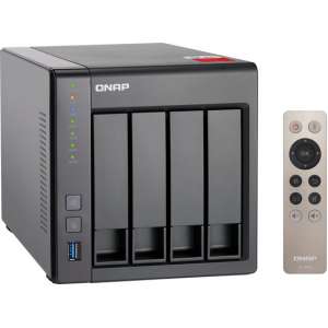 Qnap TS-451+ (8GB RAM) - NAS - 0TB - Zwart