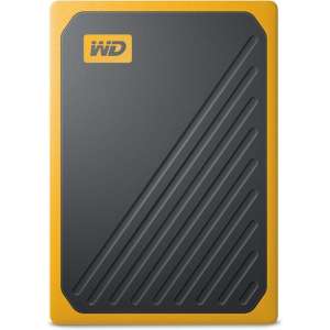 WD - Western Digital "My Passport Go" Draagbare SSD Schijf, 2TB, USB 3.0, zwart/geel