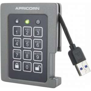 Apricorn Padlock - FIPS validated, 1TB SSD USB 3.0